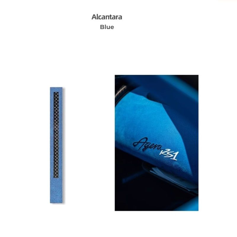 Alcantara Steering Wheel Center Stripe Marker Sticker