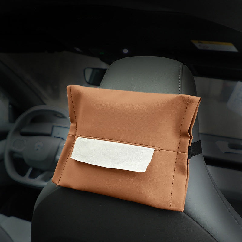 Microfiber Skin Leather Tissue Box for DENZA