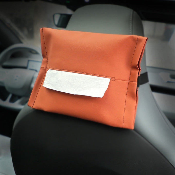 Microfiber Skin Leather Tissue Box for DENZA